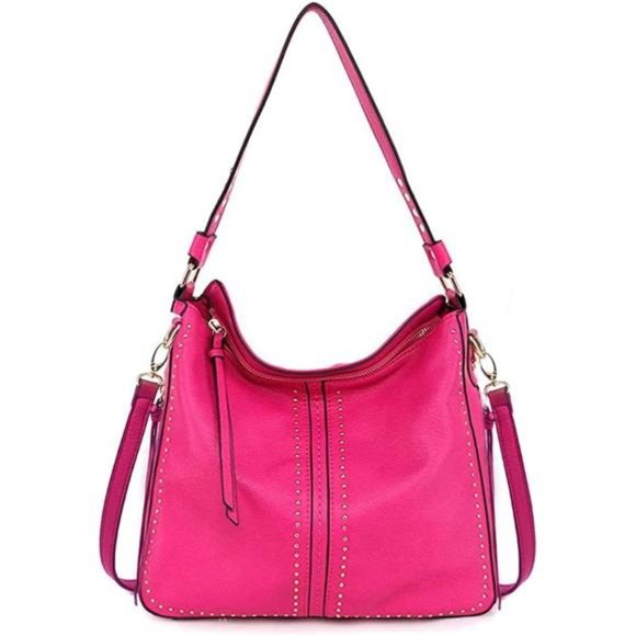 Montana West Other - Montana West Hobo Handbag for Women Large Purses  with Studs and Crossbody Strap